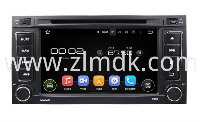 Capacitive multi-touch screen car gps navigation for TOUAREGMULTIVAN